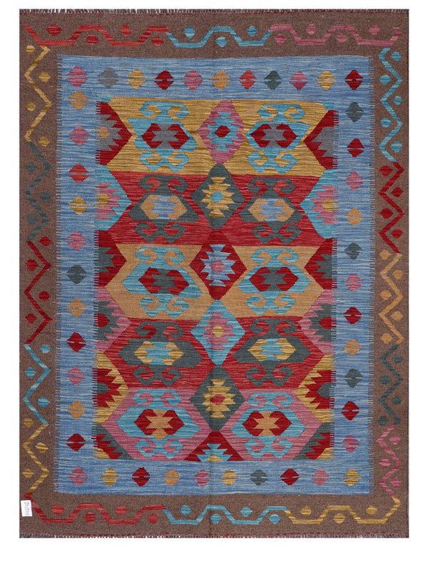 Maimana Afghanistan Kilim Rug - 208 x157 cm