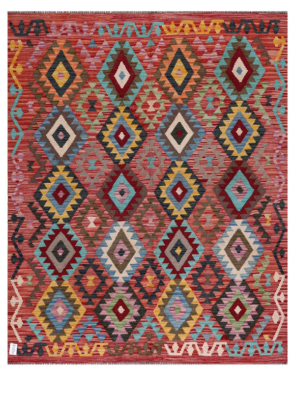 Maimana Afghanistan Kilim Rug - 192 x156 cm
