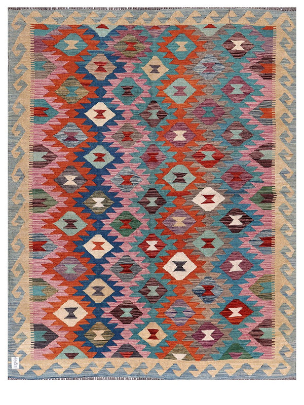 Maimana Afghanistan Kilim Rug - 197 x157 cm