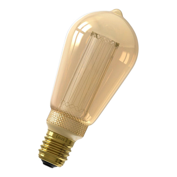 Bailey 142748 - LED Fil Crown ST64 E27 240V 3.5W 1800K Gold Dimm