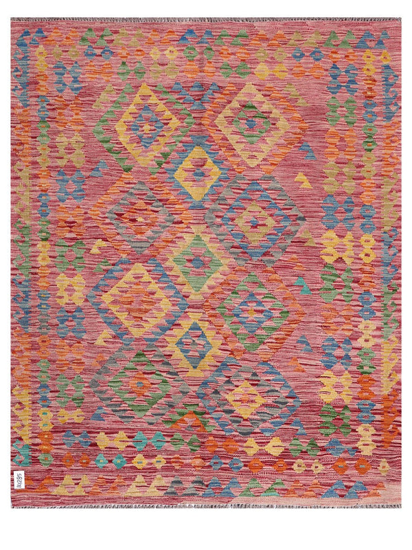 Maimana Afghanistan Kilim Rug - 192 x157 cm