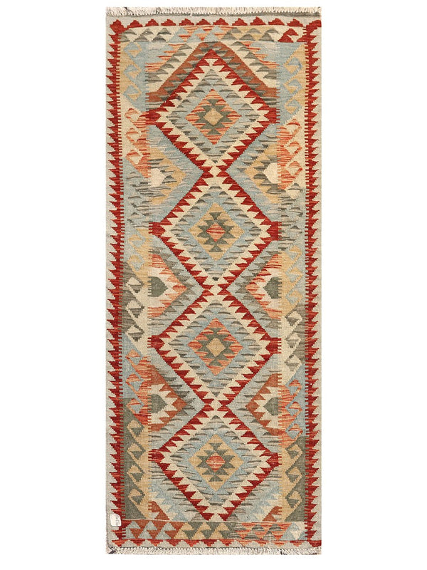 Maimana Afghanistan Kilim Rug - 183 x75 cm