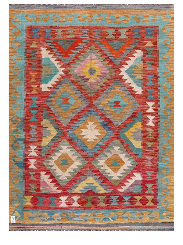 Maimana Afghanistan Kilim Rug - 195 x150 cm