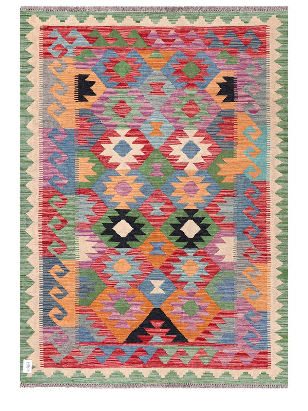 Maimana Afghanistan Kilim Rug - 173 x125 cm