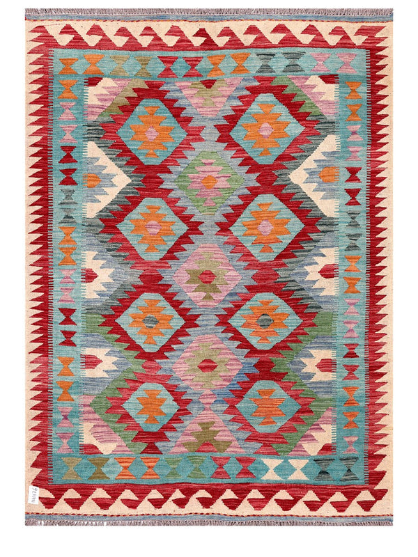 Maimana Afghanistan Kilim Rug - 182 x133 cm