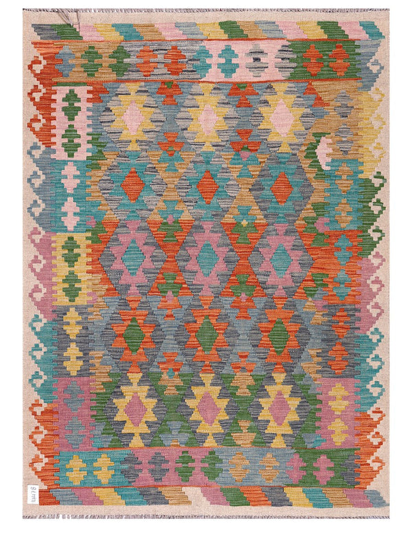 Maimana Afghanistan Kilim Rug - 170 x126 cm