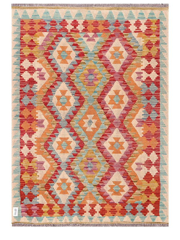 Maimana Afghanistan Kilim Rug - 168 x122 cm