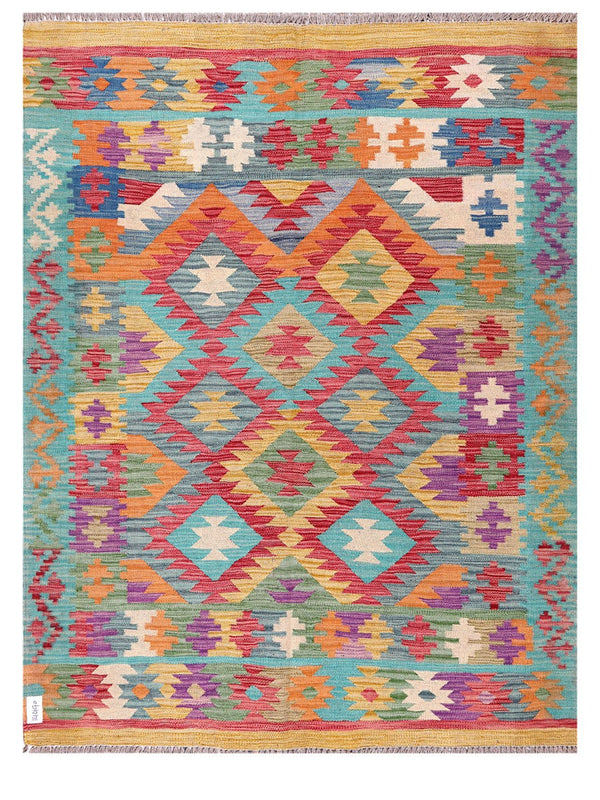 Maimana Afghanistan Kilim Rug - 174 x134 cm