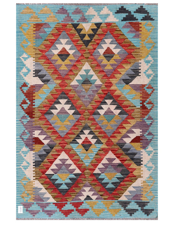 Maimana Afghanistan Kilim Rug - 180 x121 cm