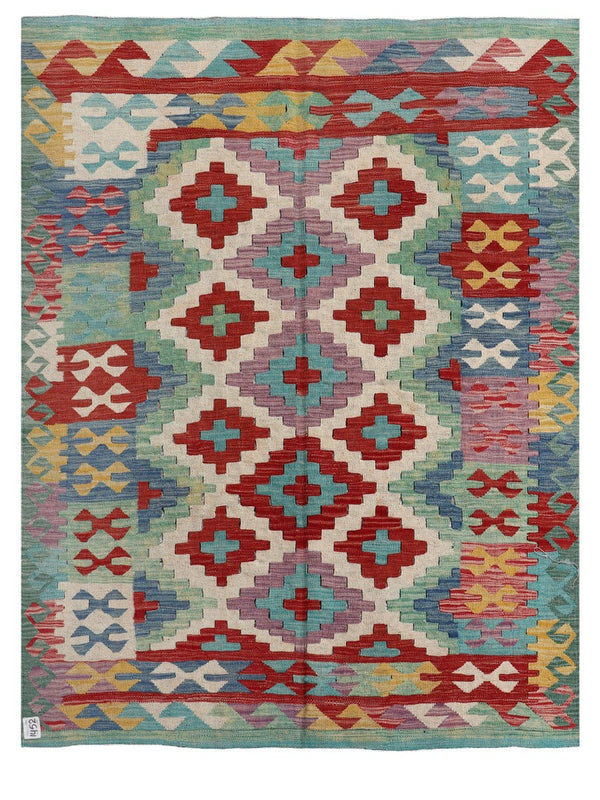 Maimana Afghanistan Kilim Rug - 195 x150 cm