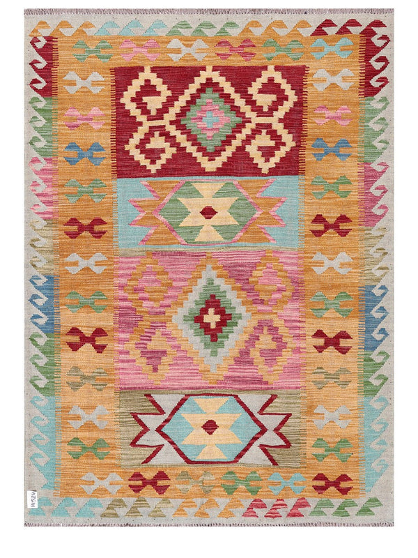 Maimana Afghanistan Kilim Rug - 181 x133 cm
