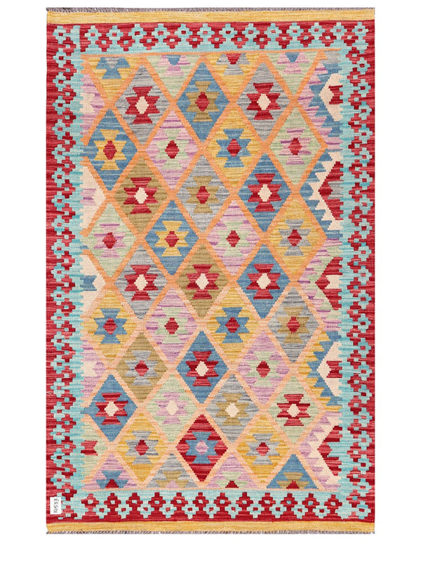 Maimana Afghanistan Kilim Rug - 182 x117 cm