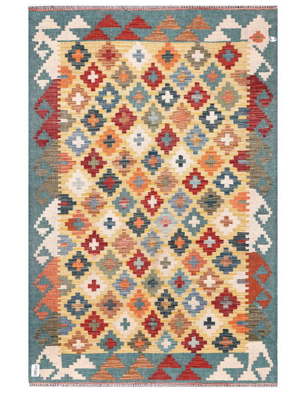 Maimana Afghanistan Kilim Rug - 180 x121 cm