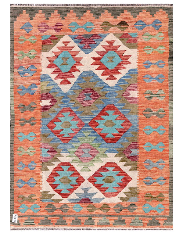 Maimana Afghanistan Kilim Rug - 173 x128 cm