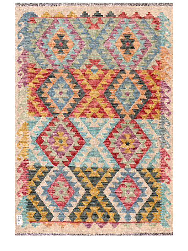 Maimana Afghanistan Kilim Rug - 149 x105 cm