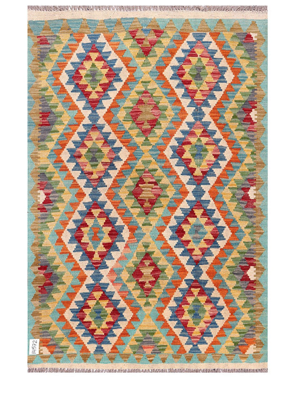 Maimana Afghanistan Kilim Rug - 151 x102 cm