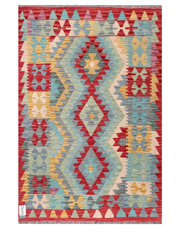 Maimana Afghanistan Kilim Rug - 152 x103 cm