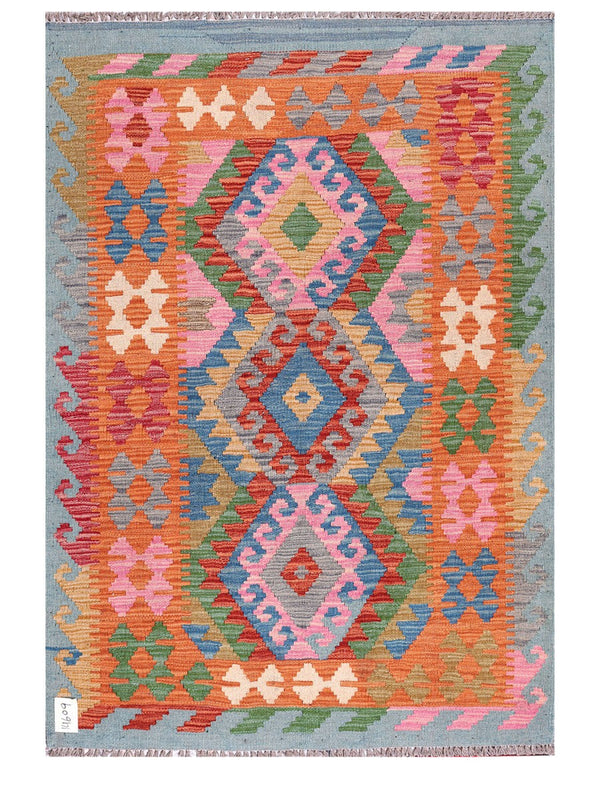 Maimana Afghanistan Kilim Rug - 150 x106 cm