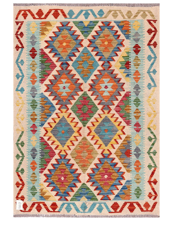 Maimana Afghanistan Kilim Rug - 149 x105 cm