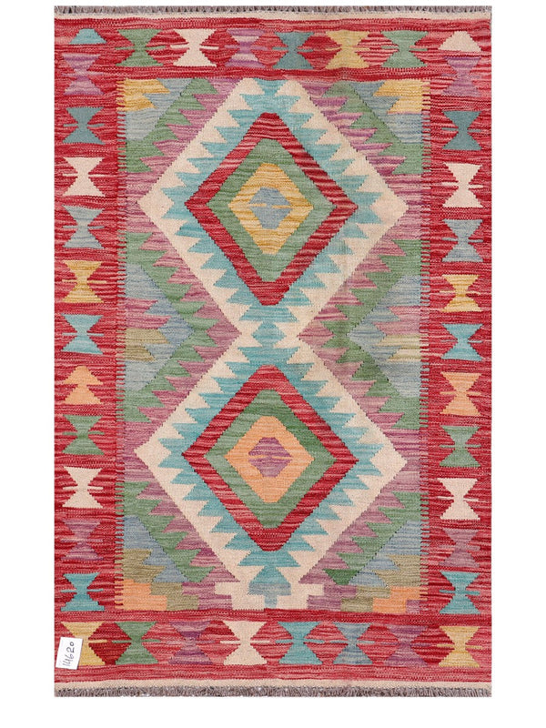 Maimana Afghanistan Kilim Rug - 156 x102 cm