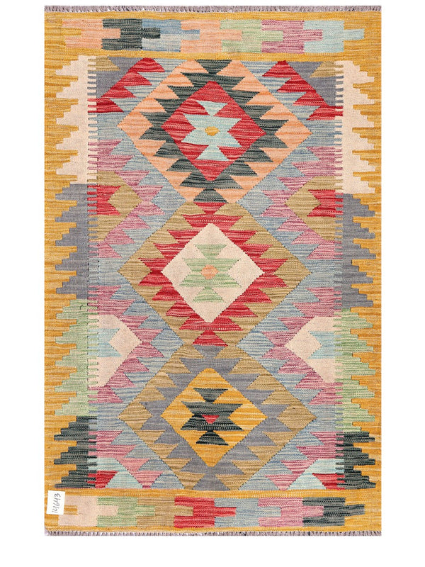 Maimana Afghanistan Kilim Rug - 149 x98 cm
