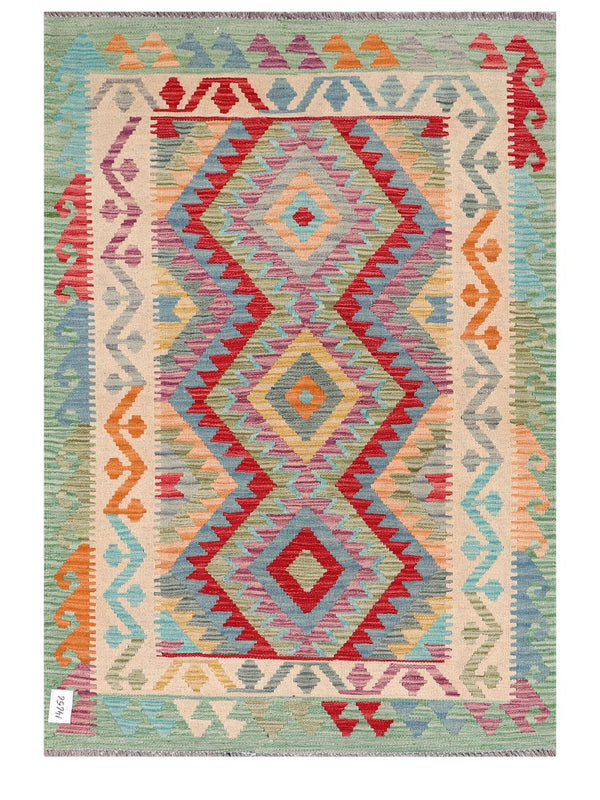 Maimana Afghanistan Kilim Rug - 160 x110 cm