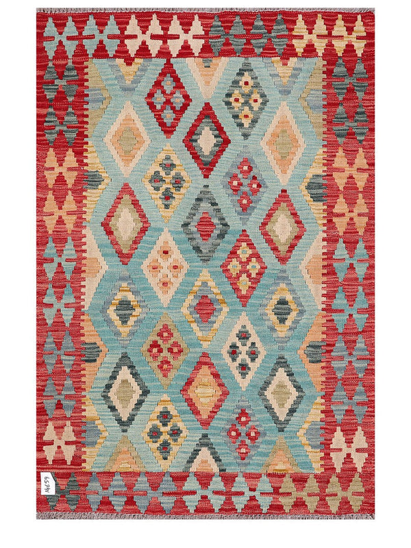 Maimana Afghanistan Kilim Rug - 154 x102 cm