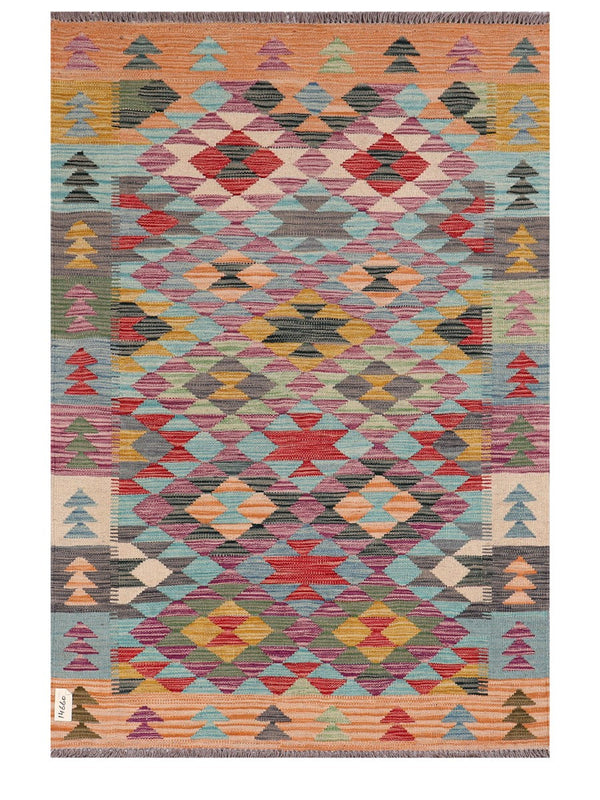 Maimana Afghanistan Kilim Rug - 157 x109 cm