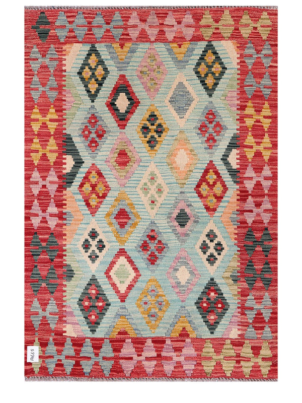 Maimana Afghanistan Kilim Rug - 149 x104 cm