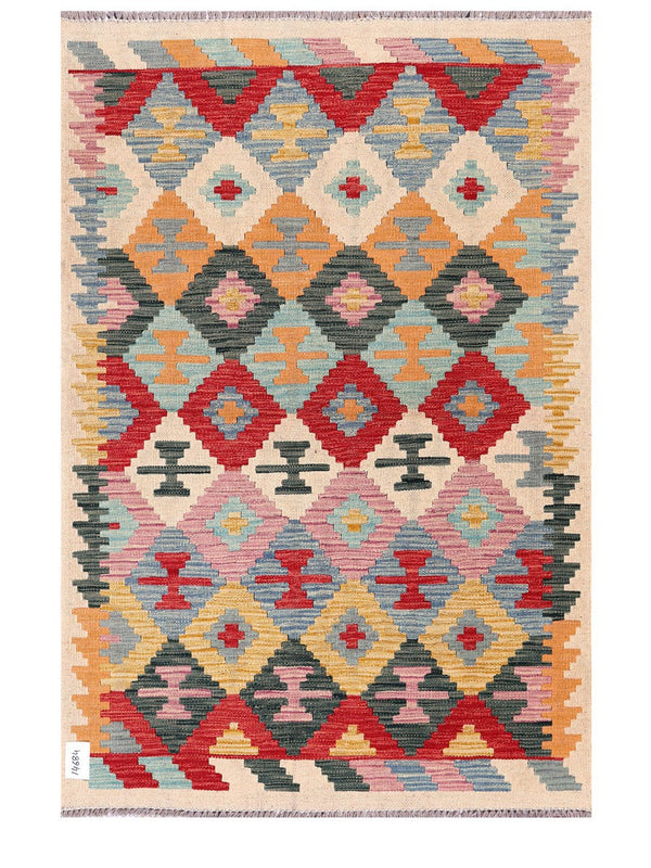 Maimana Afghanistan Kilim Rug - 150 x102 cm