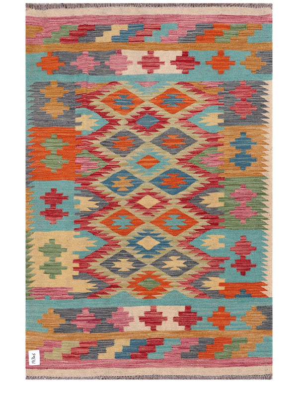 Maimana Afghanistan Kilim Rug - 155 x105 cm