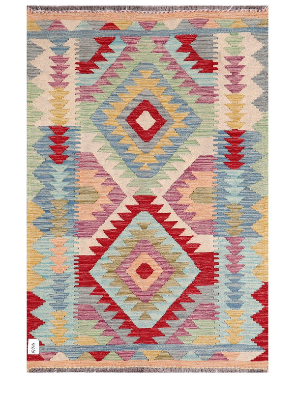 Maimana Afghanistan Kilim Rug - 155 x102 cm