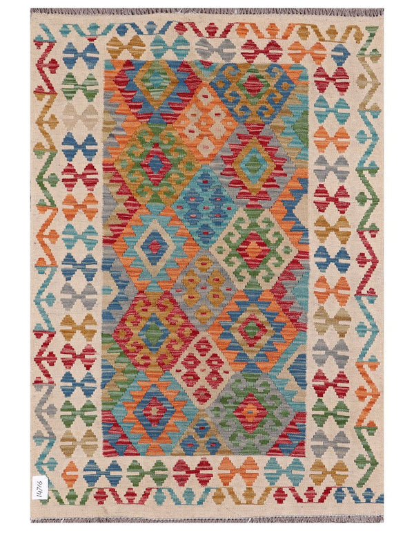 Maimana Afghanistan Kilim Rug - 149 x106 cm