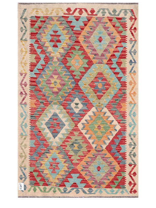 Maimana Afghanistan Kilim Rug - 168 x107 cm