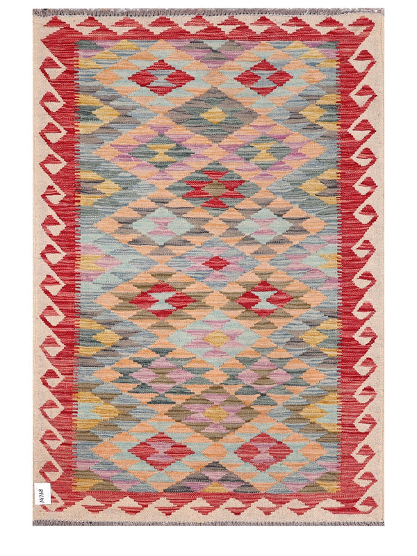 Maimana Afghanistan Kilim Rug - 153 x104 cm