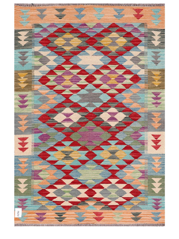 Maimana Afghanistan Kilim Rug - 158 x107 cm