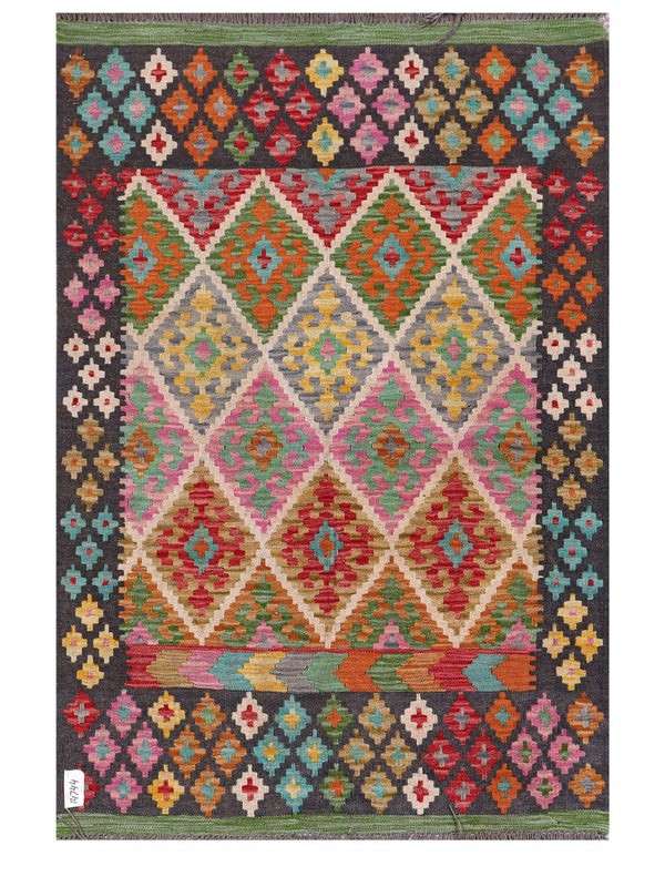 Maimana Afghanistan Kilim Rug - 155 x107 cm