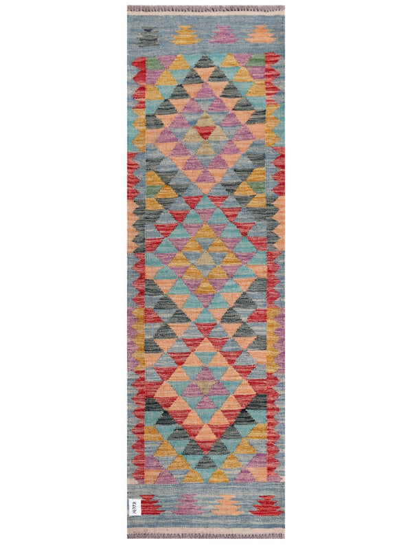 Maimana Afghanistan Kilim Rug - 197 x60 cm