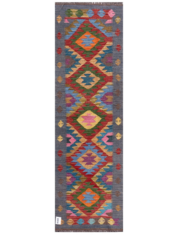 Maimana Afghanistan Kilim Rug - 198 x60 cm
