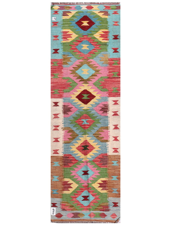 Maimana Afghanistan Kilim Rug - 185 x60 cm