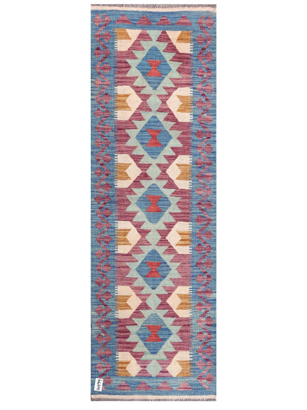 Maimana Afghanistan Kilim Rug - 200 x65 cm