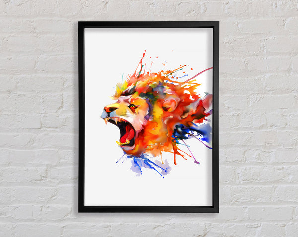 Roaring Lion Framed Print