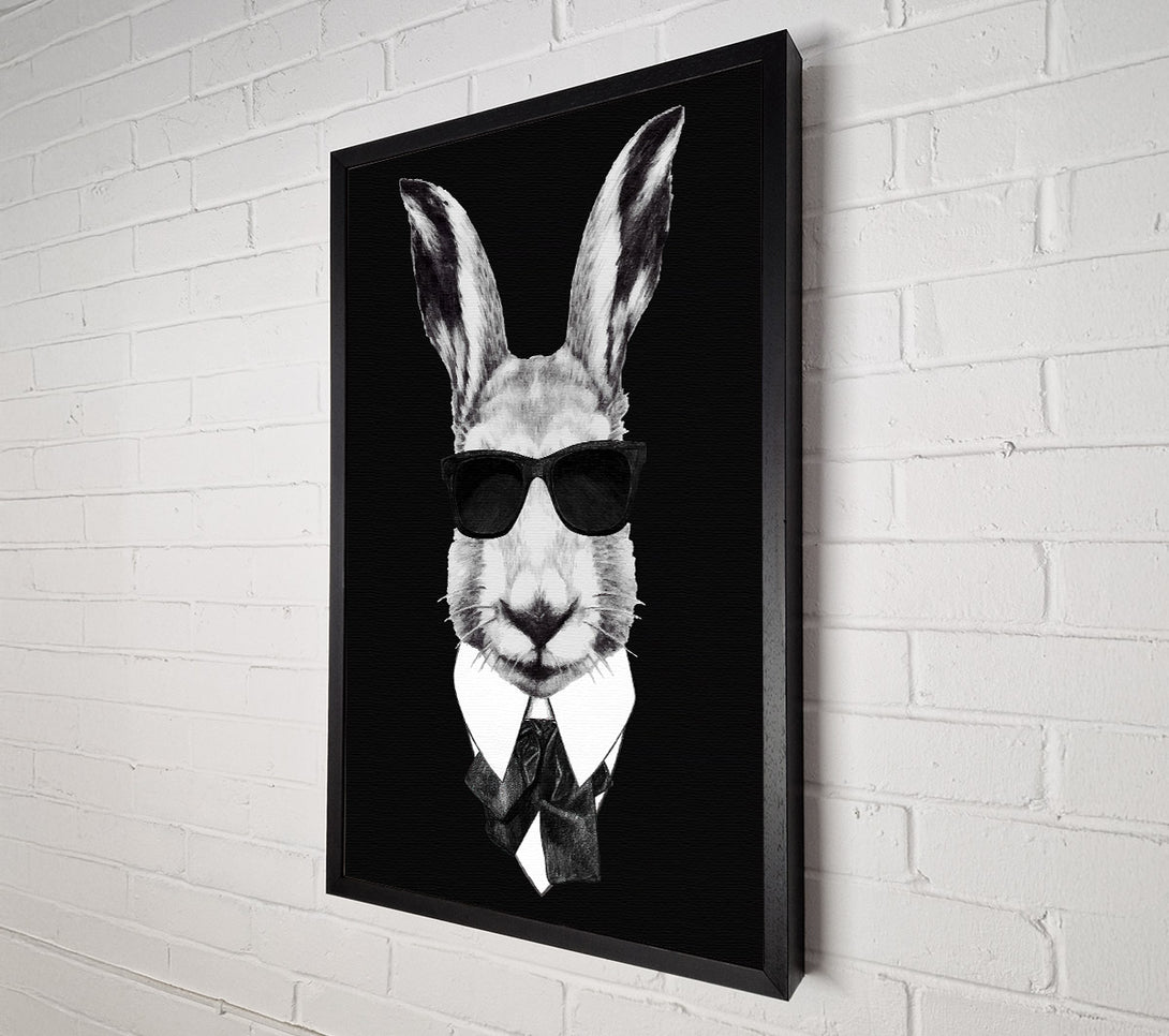  A Canvas Print of Mafia Rabbit Canvas Art