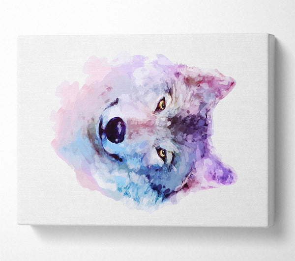  A Canvas Print of Stunning Wolf Canvas Art