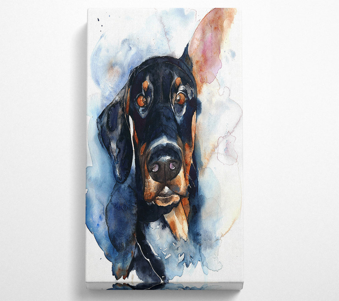  A Canvas Print of Doppy Dalmation Dog Canvas Wall Art
