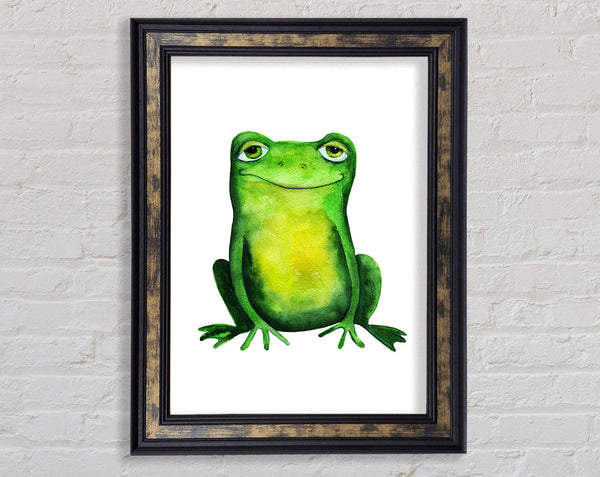 Dreamy Frog Framed Print