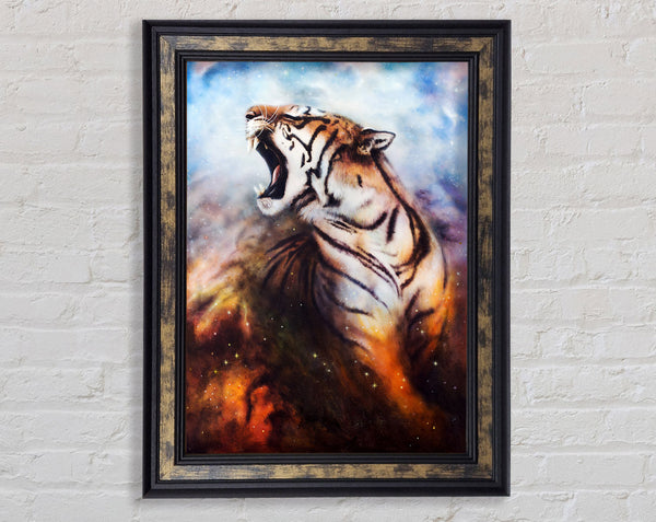 Roaring Tiger Framed Print