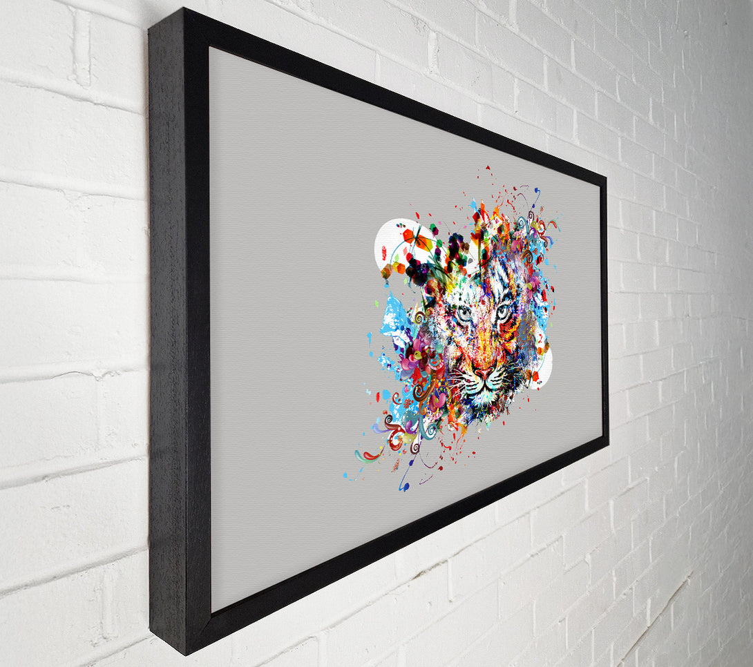  A Canvas Print of Tiger Swirls Canvas Print