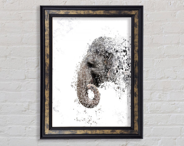 Elephant Spots Framed Print