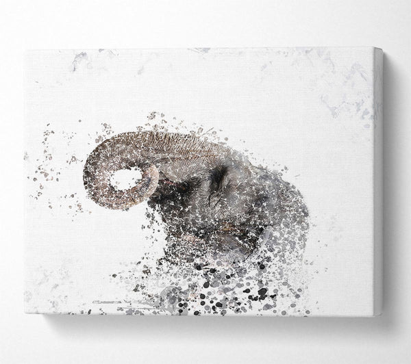  A Canvas Print of Elephant Spots Canvas Wall Art